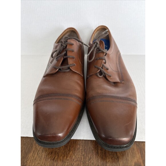 Nunn Bush Men’s Brown Leather Dress Shoes Size 13 - Picture 4 of 10